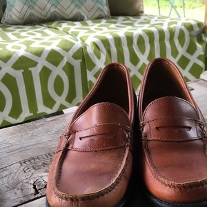 Leather loafers